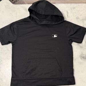 Sport-Tek Kids MLB logo Black Hoodie